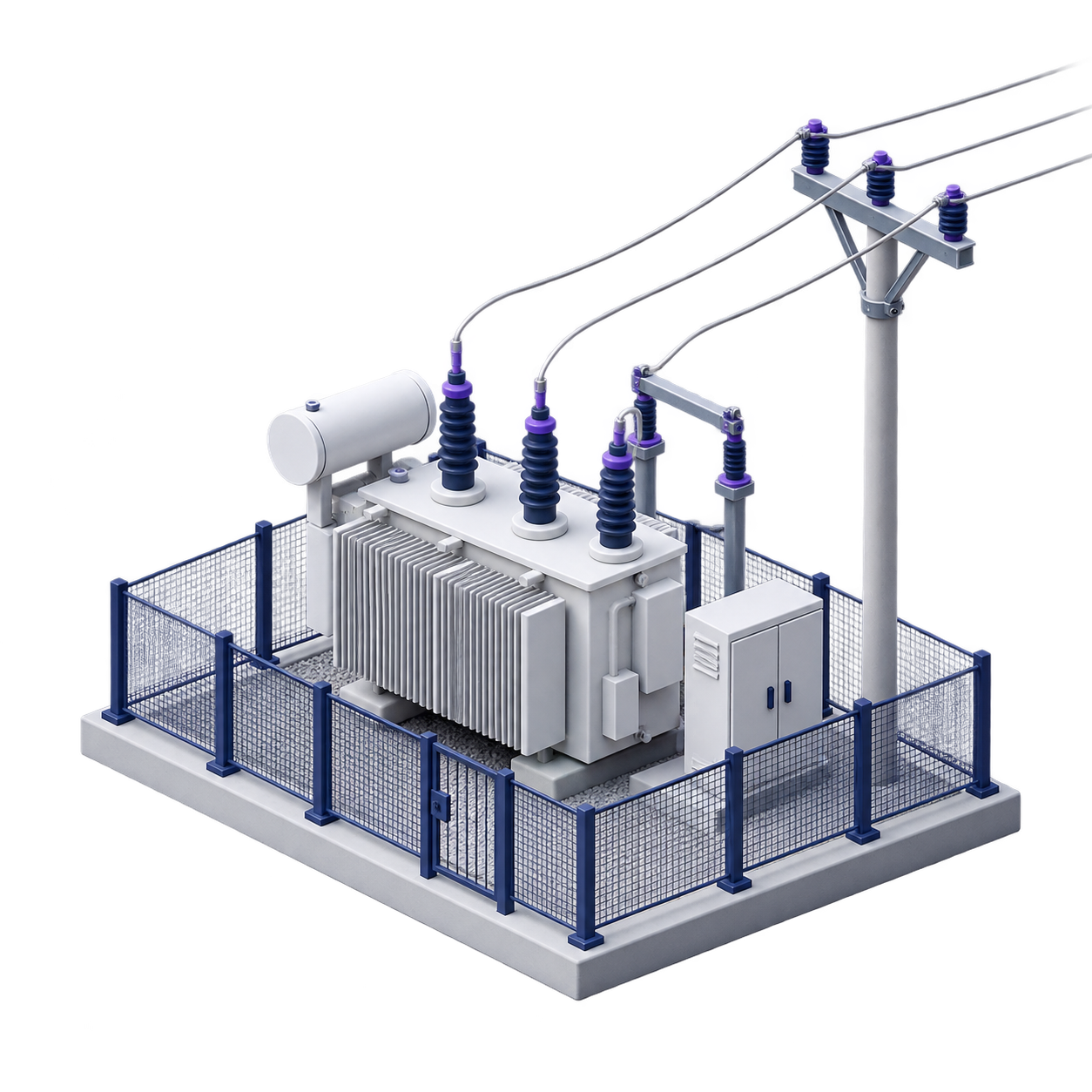 Grid substation and distribution infrastructure